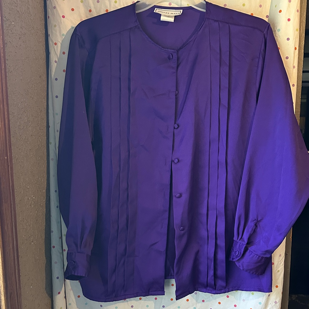 Ashley By 26 International Vibrant Purple Top